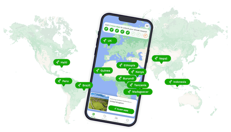 The Treeapp mobile app